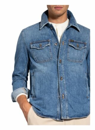 Tiger Of Sweden Get Jeansjacke Herren, Blau