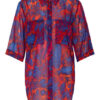 Tiger Of Sweden Leros Oversized-Hemdbluse Damen, Rot