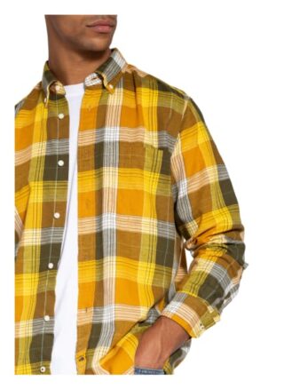 Tommy Hilfiger Casual-Hemd Herren, Gelb