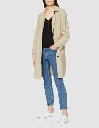 Tommy Hilfiger Claudia Mantel Damen, Beige