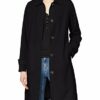 Tommy Hilfiger Claudia Mantel Damen, Schwarz