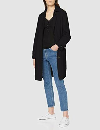 Tommy Hilfiger Claudia Mantel Damen, Schwarz