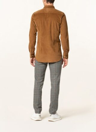 Tommy Hilfiger Cordhemd Herren, Braun