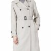 Tommy Hilfiger Db Lyocell Fluid Trenchcoat Damen, Beige