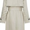 Tommy Hilfiger Db Lyocell Fluid Trenchcoat Damen, Beige
