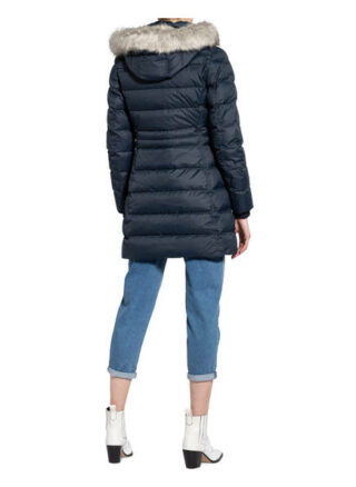 Tommy Hilfiger Essential Tyra Daunenmantel Damen, Blau