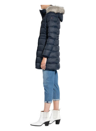 Tommy Hilfiger Essential Tyra Daunenmantel Damen, Blau