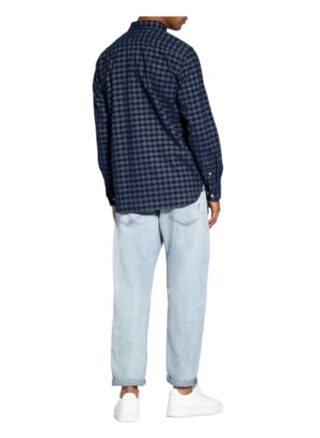 Tommy Hilfiger Gingham Cordhemd Herren, Blau