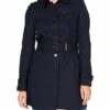 Tommy Hilfiger HERITAGE SINGLE Trenchcoat Damen, Blau