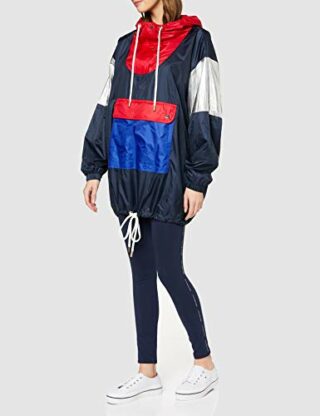 Tommy Hilfiger INDI PACKABLE Regenjacke Damen, Blau