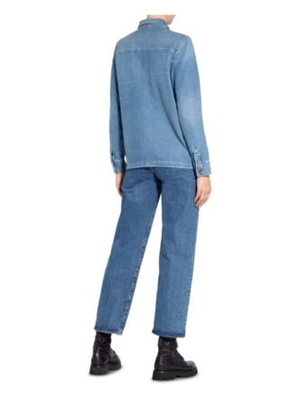Tommy Hilfiger Jeans-Overshirt Damen, Blau