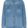 Tommy Hilfiger Jeans-Overshirt Damen, Blau