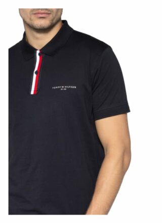 Tommy Hilfiger Jersey-Poloshirt Herren, Blau