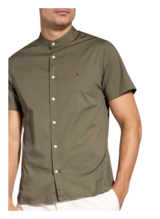 Tommy Hilfiger Kurzarm-Hemd Herren, Grün