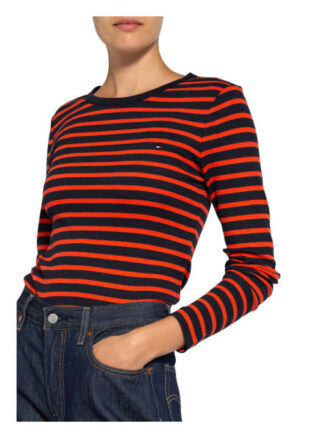 Tommy Hilfiger Longsleeve Damen, Rot
