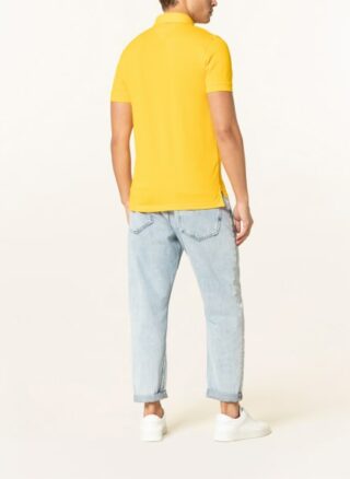 Tommy Hilfiger Piqué-Poloshirt Herren, Gelb