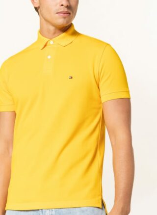 Tommy Hilfiger Piqué-Poloshirt Herren, Gelb