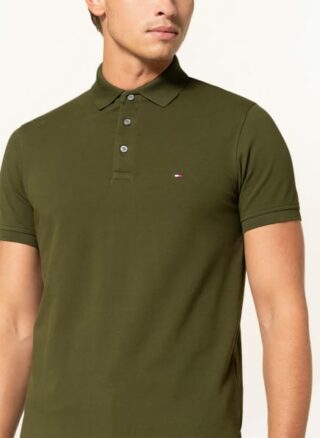 Tommy Hilfiger Piqué-Poloshirt Herren, Grün