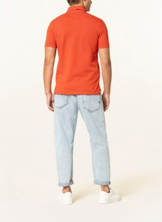 Tommy Hilfiger Piqué-Poloshirt Herren, Rot