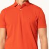 Tommy Hilfiger Piqué-Poloshirt Herren, Rot