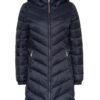 Tommy Hilfiger Sorona Steppmantel Damen, Blau