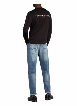 Tommy Hilfiger Sweatshirt Herren, Schwarz