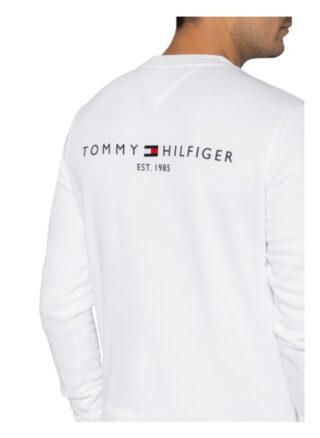 Tommy Hilfiger Sweatshirt Herren, Weiß