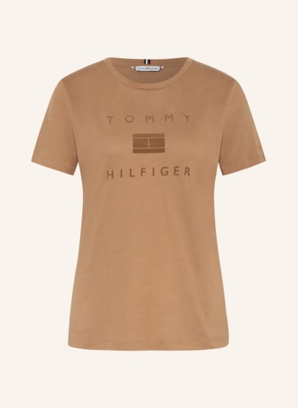 Tommy Hilfiger T-Shirts Damen, Braun Tommy Hilfiger T-Shirts Damen, Braun