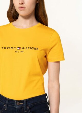 Tommy Hilfiger T-Shirts Damen, Gelb