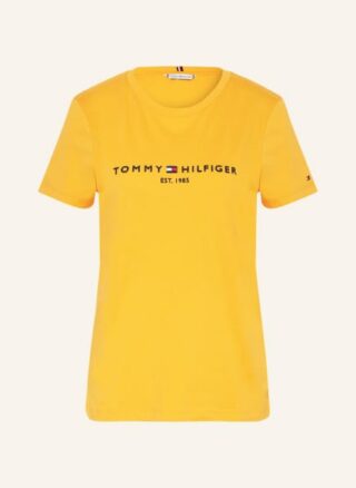 Tommy Hilfiger T-Shirts Damen, Gelb