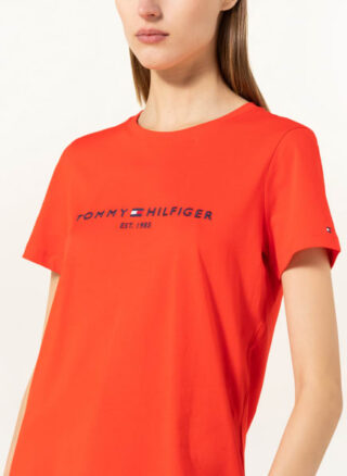 Tommy Hilfiger T-Shirts Damen, Orange