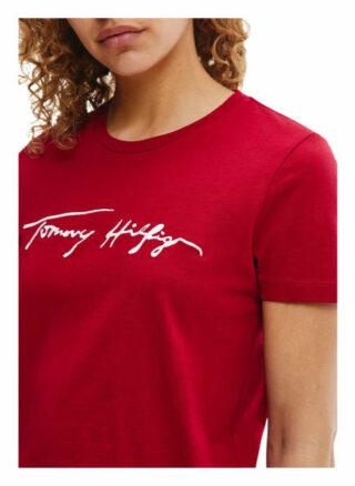Tommy Hilfiger T-Shirts Damen, Rot