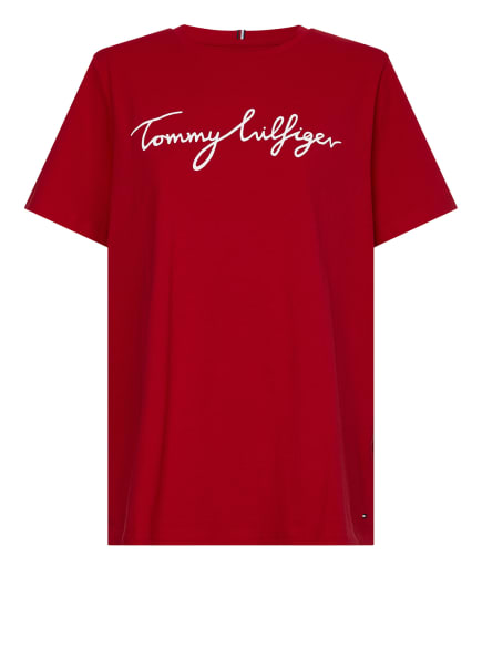 Tommy Hilfiger T-Shirts Damen, Rot Tommy Hilfiger T-Shirts Damen, Rot