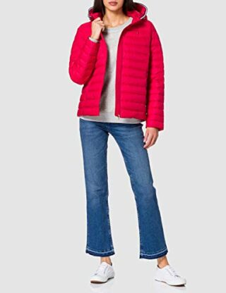 Tommy Hilfiger TH ESS LW Daunenjacke Damen, Rot