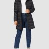Tommy Hilfiger Th ESS Tyra Steppmantel Damen, Schwarz