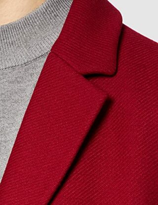 Tommy Hilfiger Th ESS Wollmantel Damen, Rot
