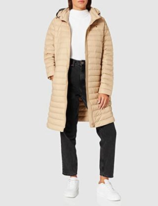 Tommy Hilfiger WW0WW31035 Daunenmantel Damen, Beige