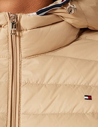Tommy Hilfiger WW0WW31035 Daunenmantel Damen, Beige
