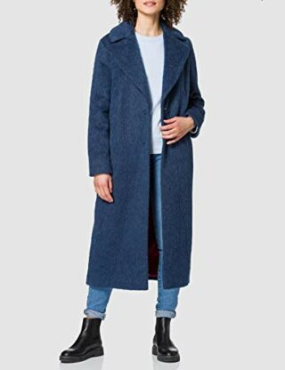 Tommy Hilfiger Wollmantel Damen, Blau