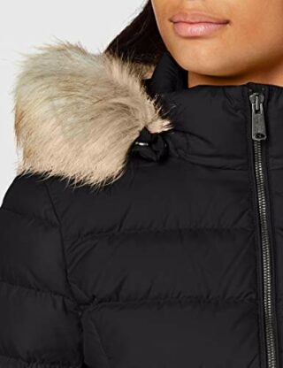 Tommy Jeans Basic Daunenjacke Damen, Schwarz