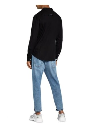 Tommy Jeans Casual-Hemd Herren, Schwarz