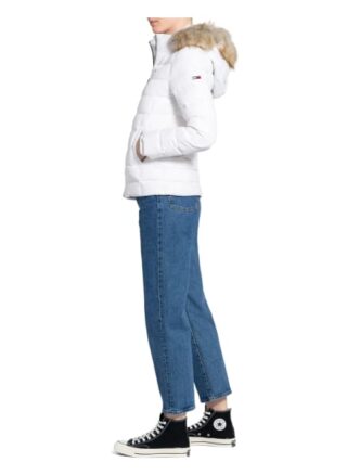 Tommy Jeans Daunenjacke Damen, Weiß