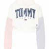 Tommy Jeans Hoodie Damen, Weiß
