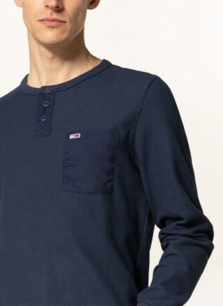 Tommy Jeans Longsleeve Herren, Blau