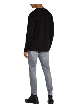 Tommy Jeans Longsleeve Herren, Schwarz