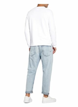 Tommy Jeans Longsleeve Herren, Weiß