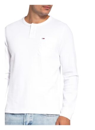 Tommy Jeans Longsleeve Herren, Weiß