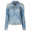Tommy Jeans Regular Trucker Jeansjacke Damen, Blau