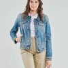 Tommy Jeans Regular Trucker Jeansjacke Damen, Blau