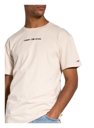 Tommy Jeans T-Shirt Herren, Beige